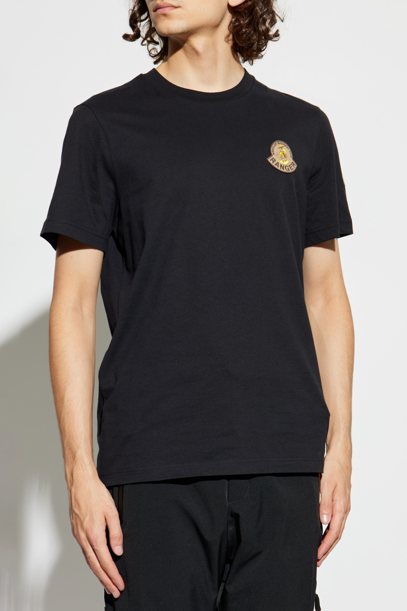 Moncler T-shirt with logo patch | Men's | Vitkac